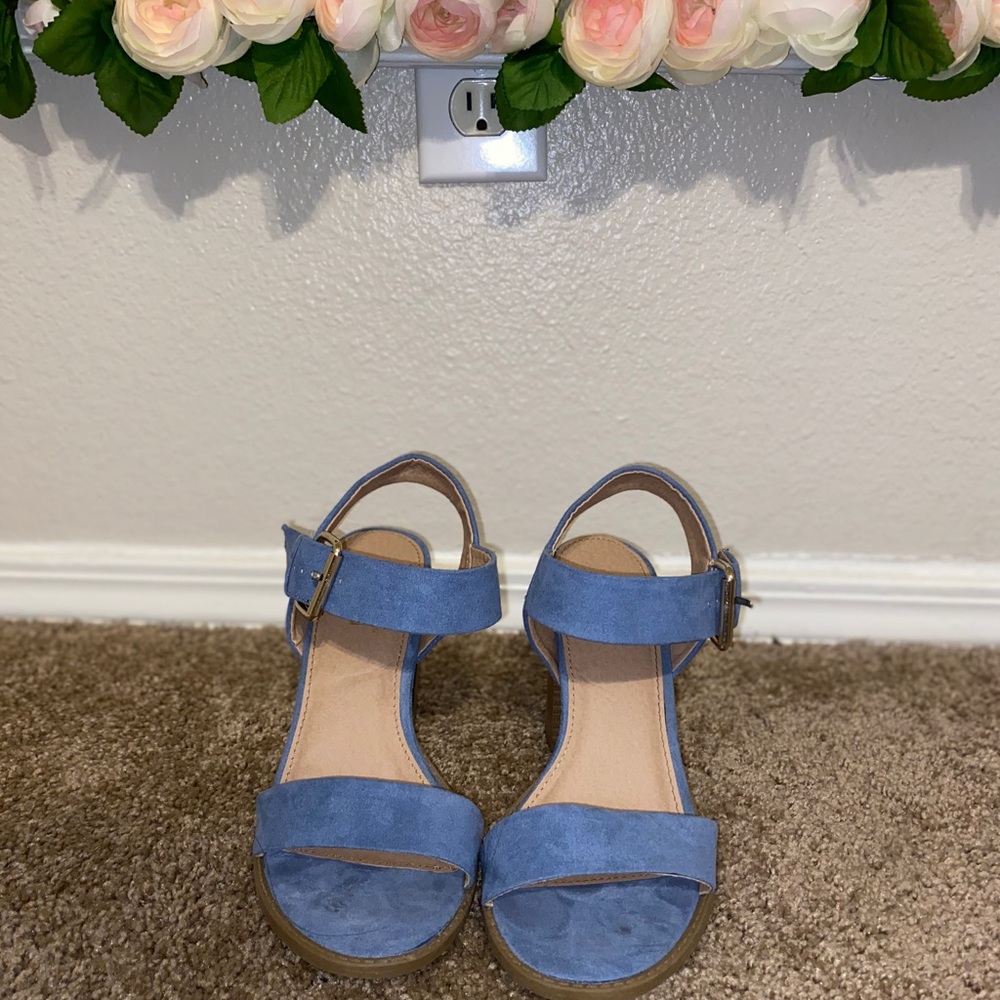 Blue heels